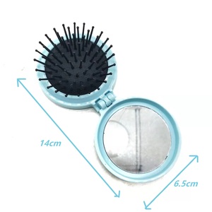 Personalized Scalp Hair Massage <strong>Comb</strong> Mini Pocket <strong>Comb</strong> <strong>With</strong> <strong>Mirror</strong> for Traveling - Product Image 2