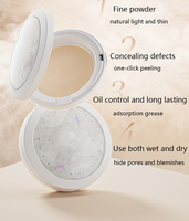 Crème réparatrice visage vitaminée couvrante de luxe personnalisée poudre pressée finition mate fond de teint correcteur pour peau foncée