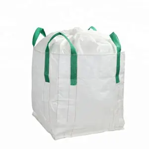 1Ton 1500KG PP U Tipo Bulk Bag Big Jumbo Sacchetto Sacchetti Sacchetto di Sabbia Industriale per la Sabbia Materiale da Costruzione Chimica