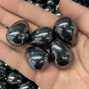 Vente en gros de magnifiques œufs en hématite de cristal de pierres précieuses de haute qualité pour la décoration - Product Image 4