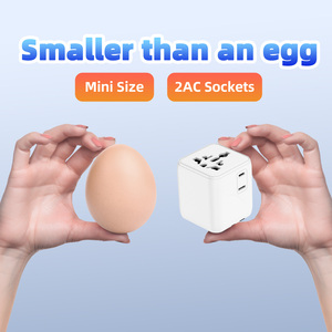 Xách tay mini gan cắm ổ cắm phổ Quốc Tế Du Lịch Adapter AC DC chuyển đổi Hội Đồng Quản trị cho USA Nhật Bản Euro UK Off Board - Product Image 2