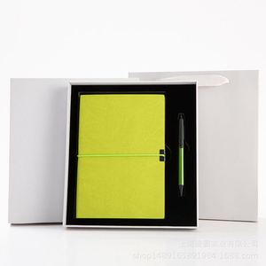 Wholesale Retro Simple Leather Notebook <b>A5</b> Softcover Journal Stationery <b>Diary</b> Elastic Band Closure Book Gift Set - Product Image 2