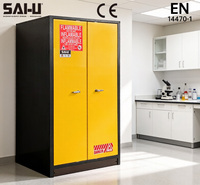 Armoire de sécurité ignifuge certifiée SAI-U CE EN14470-1, résistante au feu pendant 30 minutes, pour produits chimiques dangereux, adaptée aux écoles et aux hôpitaux EUS3090