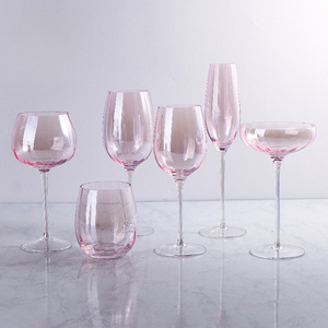 <span class=keywords><strong>Verre</strong></span> à vin rouge haut de gamme moderne <span class=keywords><strong>rose</strong></span> romantique avec logo personnalisé électroplaqué - Product Image 2