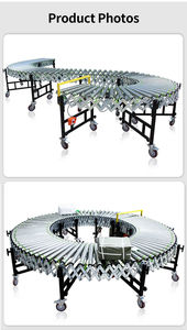 מסוע רולר מודול מסוע אוויר גמיש טעינה ממונע להרחבה מסוע רולר חיכוך מיני מסוע - Product Image 5