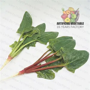 Realistic Artificial Fake Vegetables Lifelike fake spinach Decorative Faux Veggies for Home Kitchen Decor Photo Props