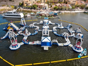 Attrezzature gonfiabili del parco acquatico della <span class=keywords><strong>spiaggia</strong></span> di ostacolo del parco acquatico gonfiabile del parco acquatico di galleggiamento del grado commerciale su ordinazione - Product Image 2