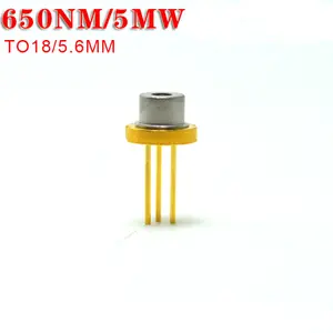 Juhong Low Power Laser Diode 650nm 5mw TO56 Hair Generator Toy Instrument Medical Indication Available Red Laser Diode