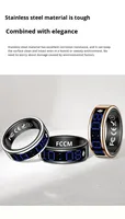 Anneau intelligent 2025 Podomètre Oxymètre Tracker d'activité Anneau de santé intelligent pour hommes femmes Téléphone avec suivi de la fréquence cardiaque du sommeil OEM