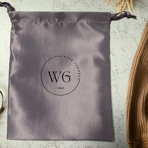 Sacs de rangement pour perruques personnalisés avec logo en relief, colorés, en satin de soie, avec cordon de serrage, taille personnalisable, OEM, 10 ans - Product Image 5