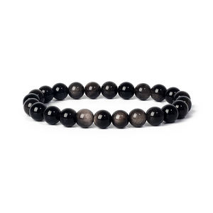 Bracelet en perles de Jade naturel pour femme, améthyste, cristal, <span class=keywords><strong>Quartz</strong></span>, aigue-marine, émeraude, bijoux, Agate, Bracelet élastique pour homme - Product Image 6