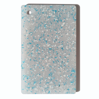 Feuille d'acrylique coulée pailletée OLEG, épaisseur personnalisée, découpée sur mesure et en formes, service de découpe laser personnalisé, feuille d'acrylique colorée