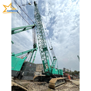 Grue sur chenilles d'occasion de 50 tonnes avec moteur, boîte de vitesses et pompe pour levage de charges de construction à vendre - Product Image 3