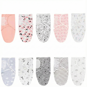 Newborn Cotton <strong>Baby</strong> Swaddle Sleeping Bag, Soft Breathable Anti-Kick Swaddle Wrap for Hospital &amp; Home - Product Image 5