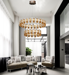 Lámpara <span class=keywords><strong>de</strong></span> araña <span class=keywords><strong>de</strong></span> cristal - Serie Sky City - Altura ajustable - Luminaria <span class=keywords><strong>de</strong></span> alta gama - Product Image 5
