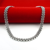 Collier Statement en Acier Inoxydable 304 Plaqué Or avec Zircon, Style Chrétien Classique pour Femmes et Adolescentes - Real U Fashion