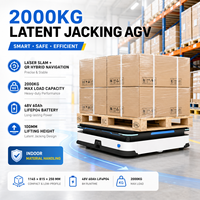 Robot AMR de Carga Pesada para Almacén, 2000 kg/2T, Navegación Láser SLAM, Robot Autónomo con Sistema de Elevación para Manipulación Automatizada de Materiales