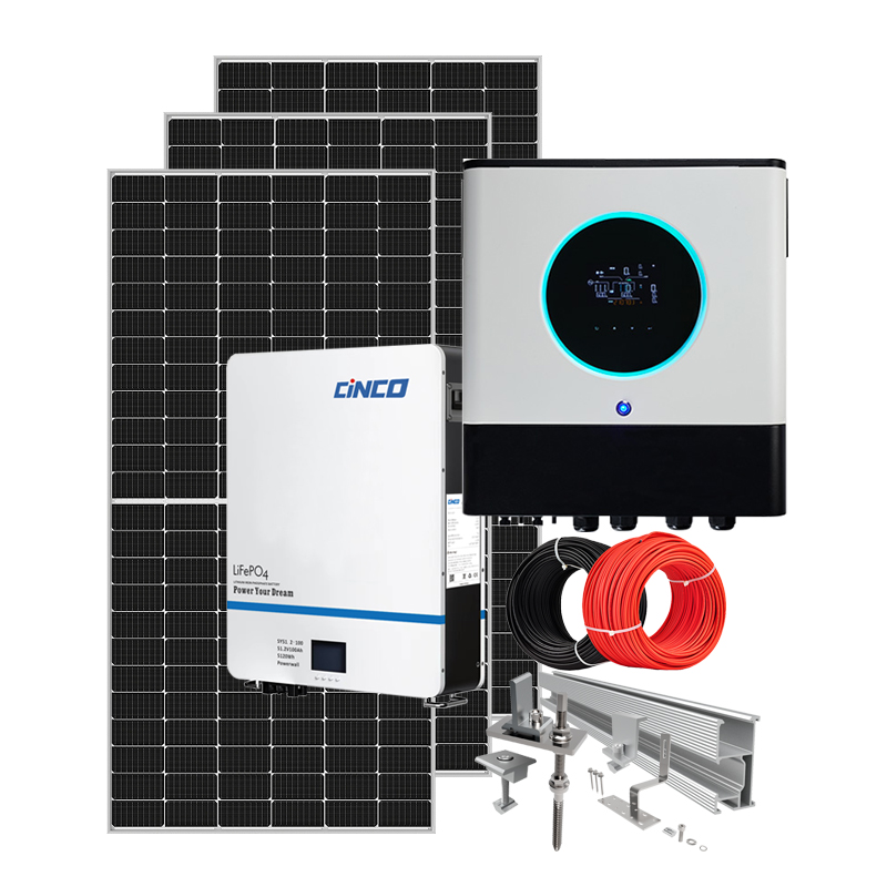 Grootschalige 20kw Hoge Efficiëntie Zonne-Energie Systeem Omvat Import Zonnepanelen Ook Met Zonne-Energie Omvormer Off Grid Solar Kit