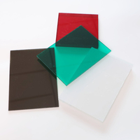 Plaques de toiture en polycarbonate transparent incassable, style industriel moderne, ignifuges, pour hôtels, serres, auvents