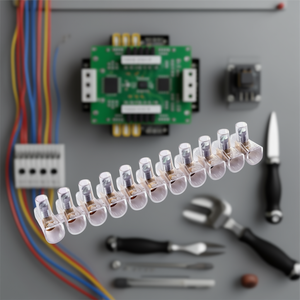 Lot de 10 borniers à 10 broches de 6 mm pour connexion de câblage électrique - Product Image 3