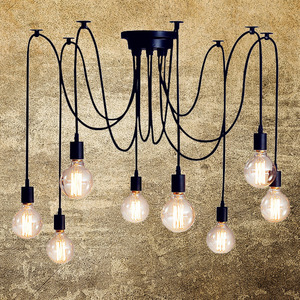 Lampadario <span class=keywords><strong>The</strong></span> Heavenly Maiden Scattering Flowers, Stile Industriale Retrò per Bar, Caffetterie, Uffici, Negozi di Abbigliamento - Product Image 1