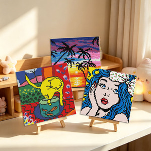 Peinture Diamant Personnalisée Créative Carrée Dessin Animé DIY Cadeau Animaux Toile Kit de Peinture Diamant 5D pour Vente en Gros - Product Image 2