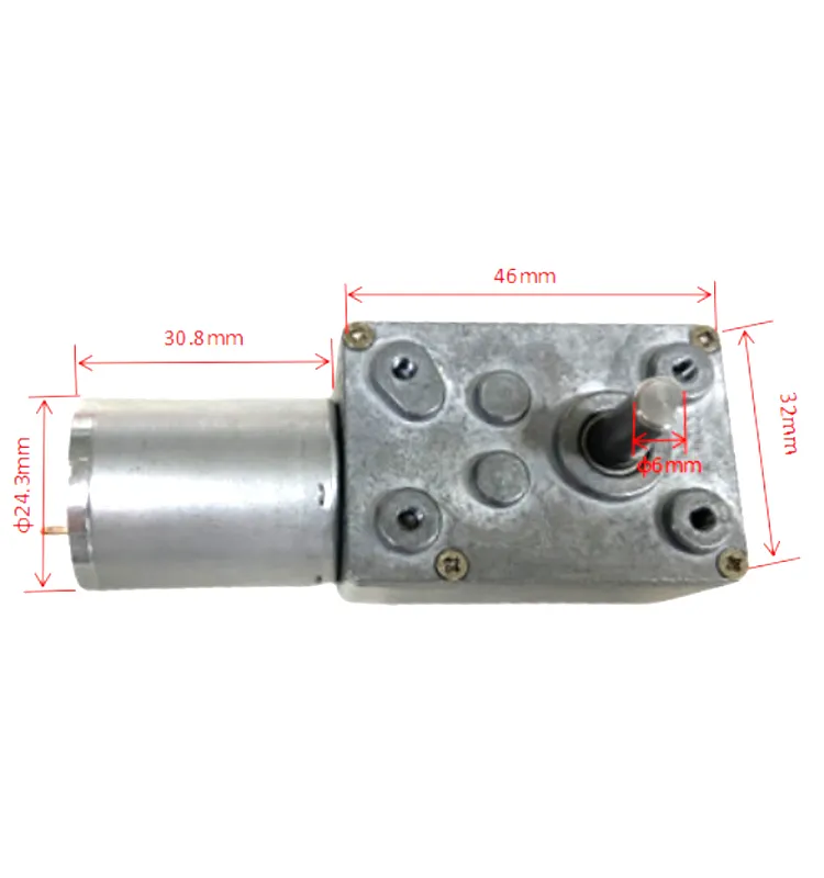 Heißer Verkauf 3246 WG370 Schnecken getriebe kleiner 24V 12V Gleichstrom motor mit Untersetzung für Rollstuhl fahrer