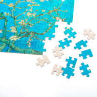 Puzzle en tube miniature personnalisé OEM, 100 pièces, puzzle miniature de haute qualité