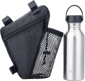 Muestra Gratuita, Bolsa de Bicicleta Multifuncional de Gran Capacidad, Ligera, Triangular, Impermeable, de Poliéster, para Ciclismo - Product Image 5