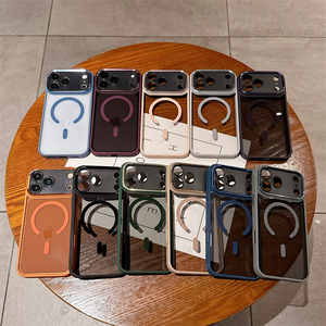 เคสโทรศัพท์โปร่งใสเลนส์โลหะแม่เหล็กรูปนกอินทรีรุ่นที่สองสำหรับ iPhone 11 12 13 14 PRO MAX - Product Image 2
