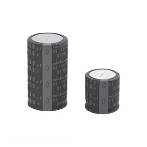 ตัวแทนจำหน่ายอย่างเป็นทางการ ตัวเก็บประจุแบบ Through Hole LHT2W471MELC45 ความจุ 470uF 20% 450V แบบ Snap TH - Product Image 1