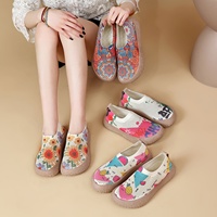 Baskets respirantes en maille pour femmes printemps-été, semelle souple, chaussures de marche décontractées colorées, antidérapantes, légères et plates