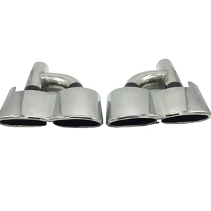 Embouts de silencieux en acier inoxydable pour <span class=keywords><strong>Mercedes</strong></span>-Benz <span class=keywords><strong>Classe</strong></span> S W221 S320 S500 S600 S65 <span class=keywords><strong>AMG</strong></span> Système d'échappement Tuyaux d'échappement de voiture - Product Image 1