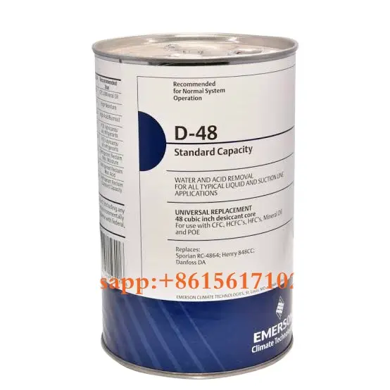 Compresor de refrigeración enfriador a Emerson filtro secador Core D48 D-48 H-48 W-48