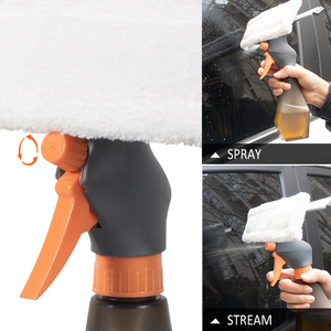 HOLAMOPA Serpillière à vitre ergonomique avec grattoir amovible et design compact - Product Image 3