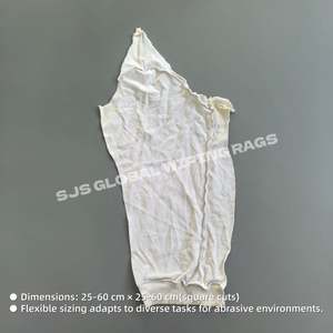 Paños de Limpieza Reutilizables Ecológicos, Trapos Industriales de Forro Polar Blanco, Trapos de Algodón para Limpieza - Product Image 3