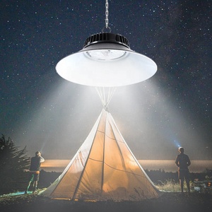 100 wát năng lượng mặt trời hệ thống đèn trần cho nhà cắm trại nhẹ Lũ lụt Vòng nhà hàng treo ánh sáng mặt dây chuyền - Product Image 5