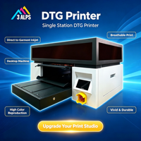 Nueva Impresora DTG 3ALPS Modelo 4050 con Tinta de Pigmento, Máquina Automática para Imprimir Camisetas con Pantalla Táctil para Ropa Suave y Transpirable