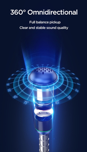 Micrô Cổ Ngỗng Xoay 360 Độ Mới Bộ Dụng Cụ Vlog Video Để Bàn Micrô <span class=keywords><strong>Studio</strong></span> Youtube - Product Image 4