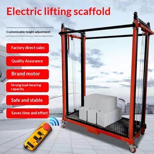 Plateforme élévatrice électrique JINLIN, nacelle automatique 5m 6m 8m, nouveau type de monte-charge pliable, petit élévateur de marchandises avec télécommande sans fil - Product Image 3