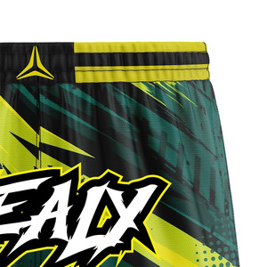 Ensemble d'uniformes de basketball d'été sans manches HEALY personnalisés par sublimation, maillot et short en mesh respirant à séchage rapide, logo d'équipe personnalisé - Product Image 4