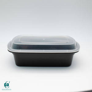 Conteneur alimentaire jetable léger en plastique PP HACAMY, compatible micro-ondes, avec couvercle anti-fuite, pour restaurants et usage domestique - Product Image 4