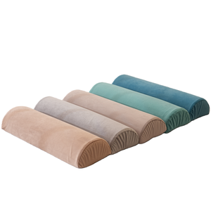 Knee Pillow for Back <strong>Sleeping</strong> | Large Half Moon Bolster Pillow for Legs Under Knee Pillow for <strong>Sleeping</strong> <strong>on</strong> Back - Product Image 1