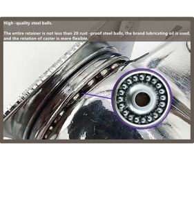 Leichter Kaffee Mini <span class=keywords><strong>Caster</strong></span> Tiny Plate Swivel <span class=keywords><strong>Caster</strong></span> Hübsches Trolley <span class=keywords><strong>Caster</strong></span> Wheel - Product Image 4