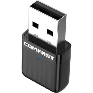 COMFAST Free Drive conexión 600Mbps doble banda USB dongle tarjeta de red inalámbrica adaptador wifi usb antena externa
