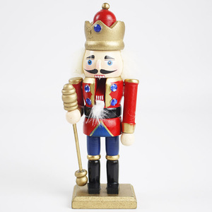 Nouveauté Décoration d'intérieur Petite figurine de Noël sur table personnalisée Soldats en bois <span class=keywords><strong>Casse</strong></span>-noisettes - Product Image 5