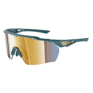 Gafas Deportivas UV400 para Escalada, Ciclismo y Deportes al Aire Libre, Montura TR90, Lentes Graduables, Doradas, para Hombre - Product Image 2