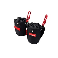 Sac de ceinture magnétique en métal pour outils, vente en gros d'usine, capacité 1kg, 120x100mm, modèle QZ-YB098, menuiserie