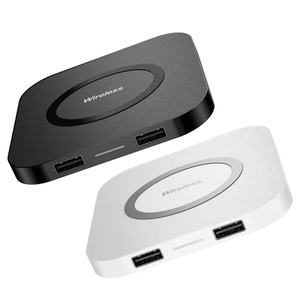 Cargador Inalámbrico M-Queen de 5w 10w 15w, Plataforma de Carga Rápida con Doble Salida USB, Plataforma de Carga Inalámbrica para iPhone - Product Image 1