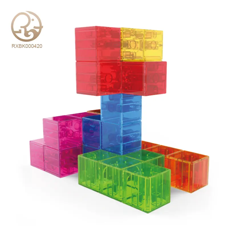 Nuovo cubo magico di plastica più bello cubo magico su misura magnetico cubo puzzle fidget giochi di plastica puzzle magico cubo per kidsblock